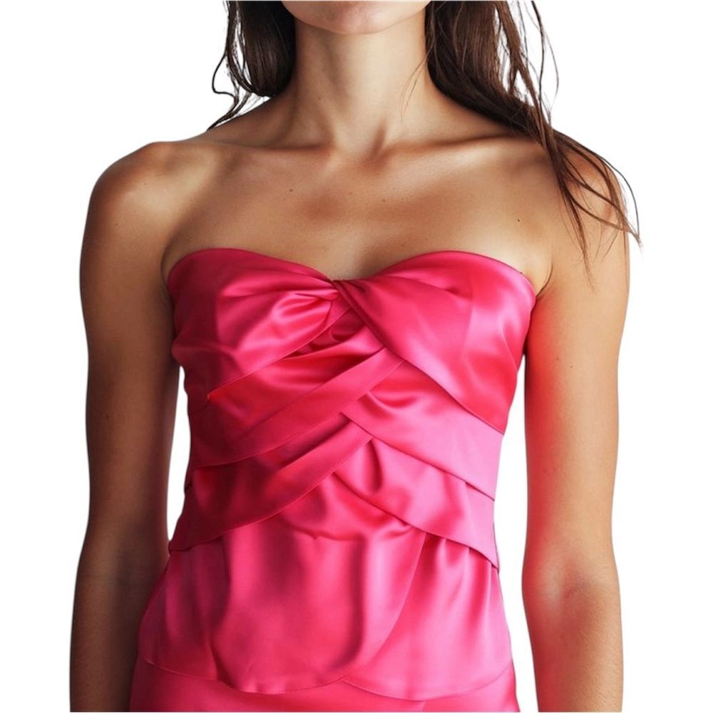 Pink Layered Cocktail Dress